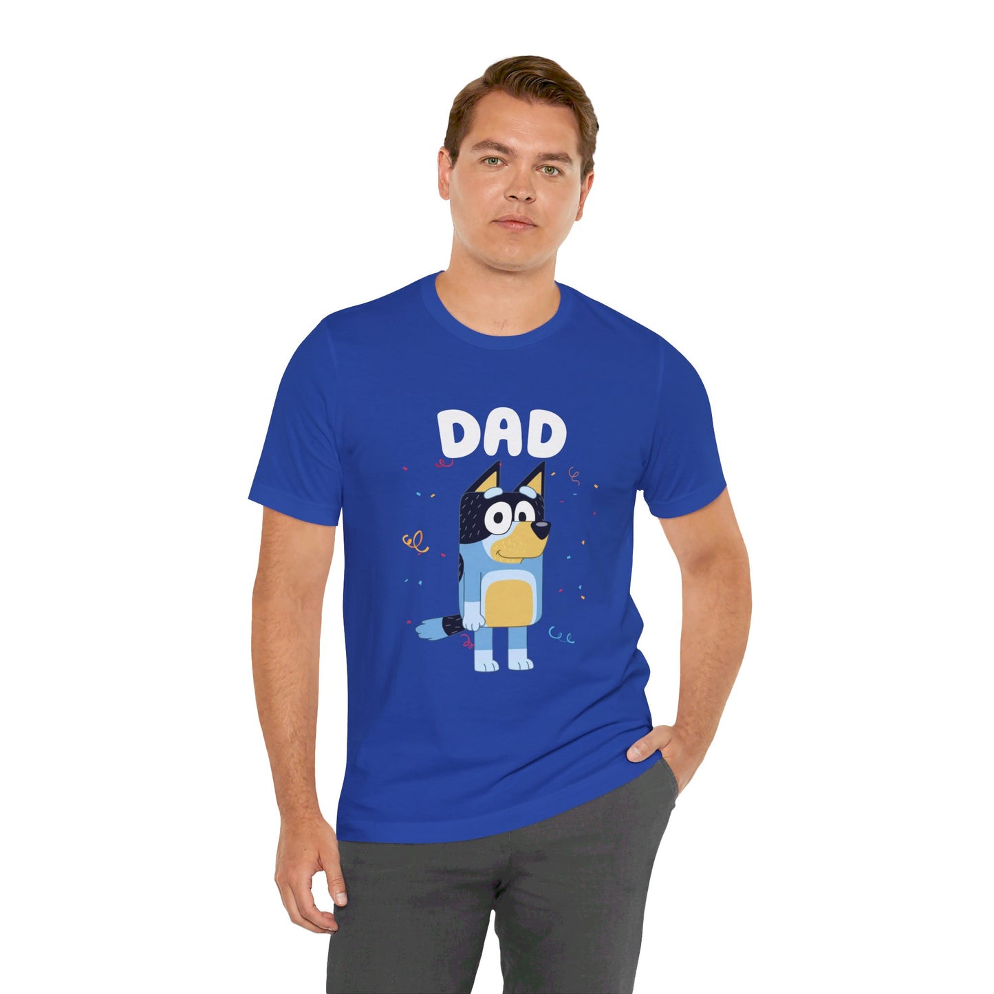 Dad Bluey Birthday Short sleeve Tshirt