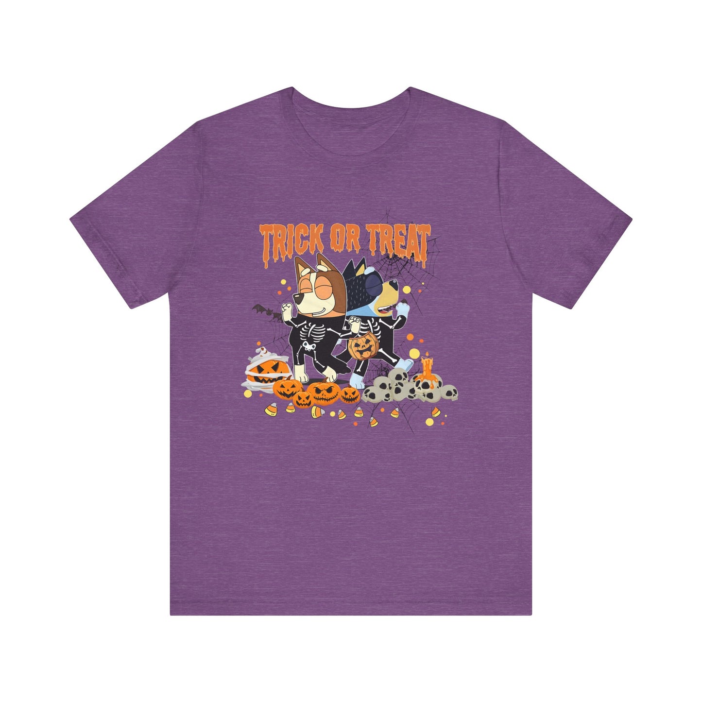 Trick or Treat with Chili and Bandit Jersey Short Sleeve Tee