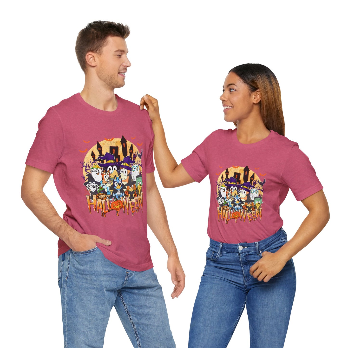 Happy Halloween Jersey Short Sleeve Tee
