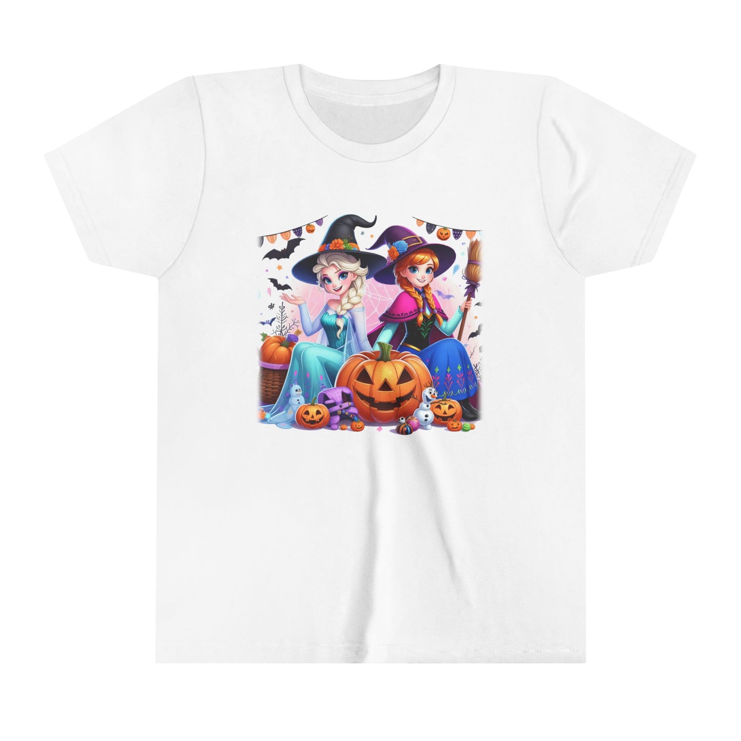 Elsa & Anna Youth Short Sleeve Tee