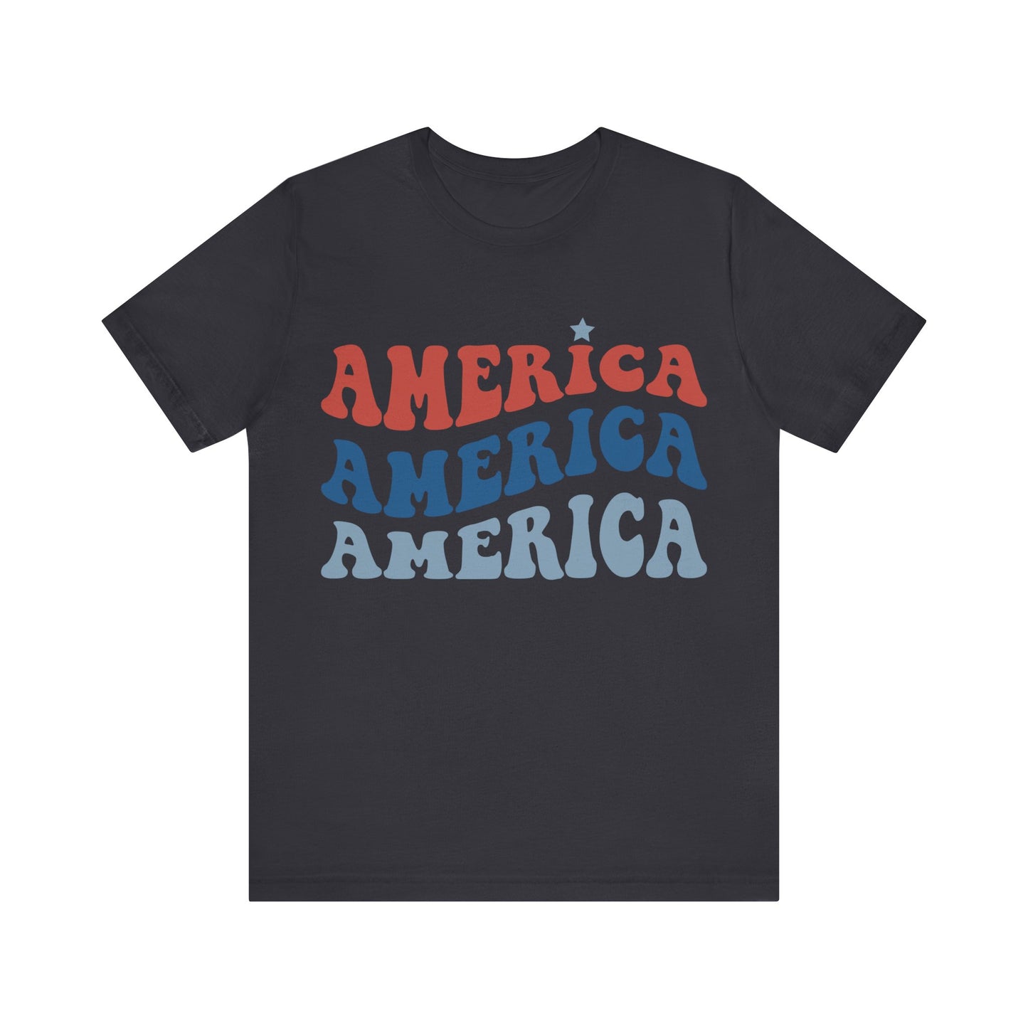 AMERICA Jersey Short Sleeve Tee