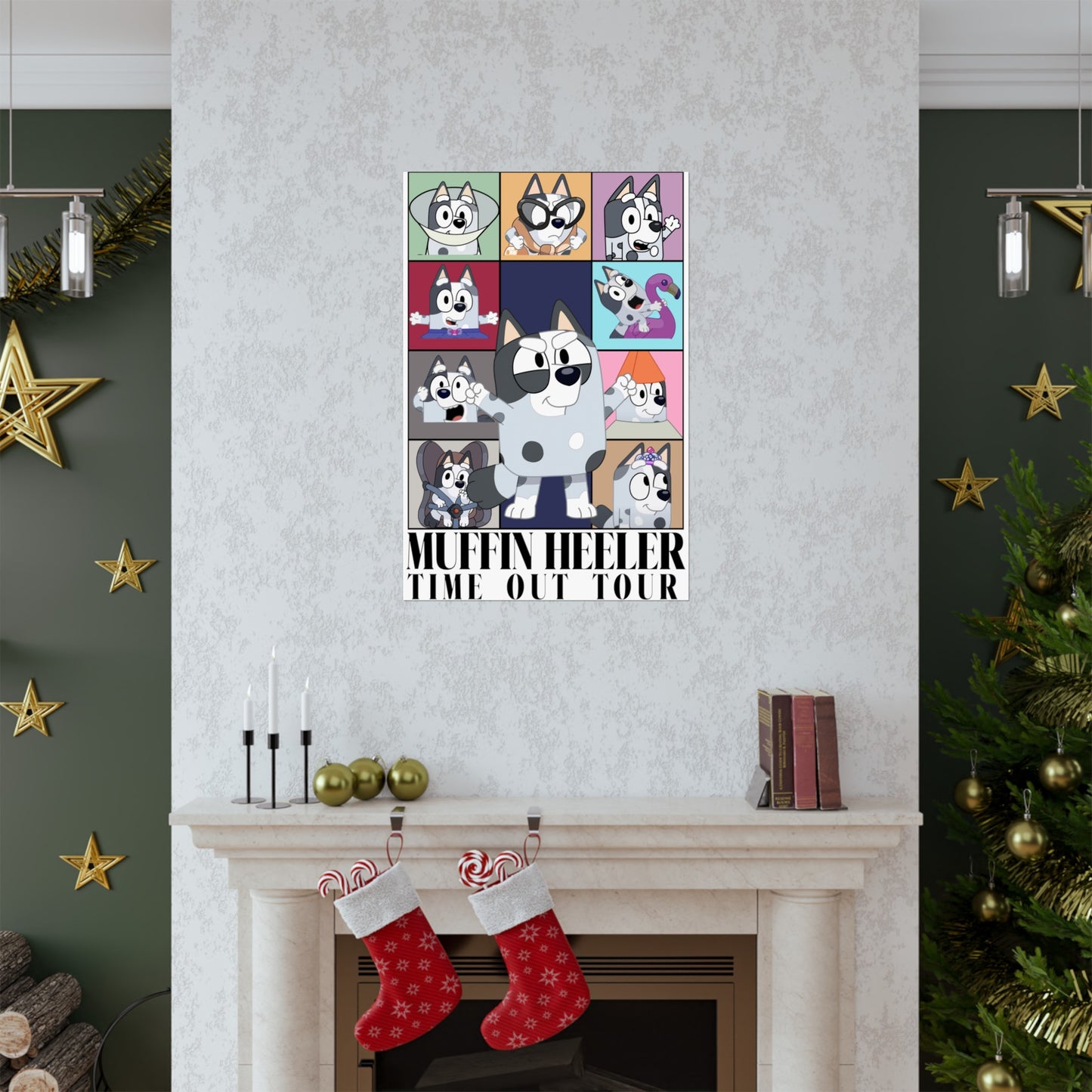 Muffin Heeler Time Out Tour Matte Vertical Posters