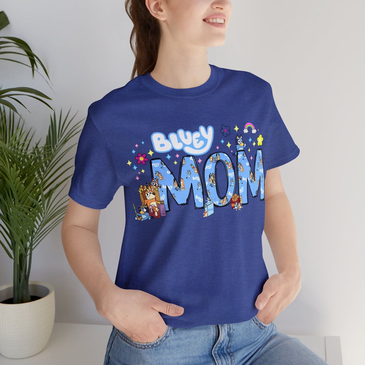 BLUEY MOM AFFIRMATIONS short sleeve tshirt