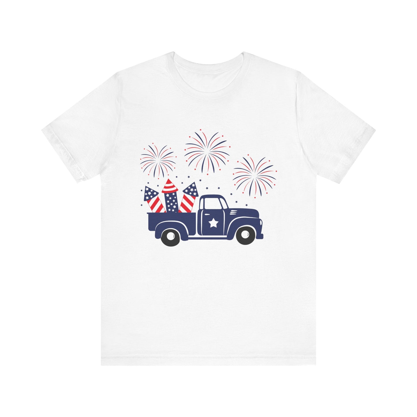 Truck & Fireworks Jersey Short Sleeve Tee