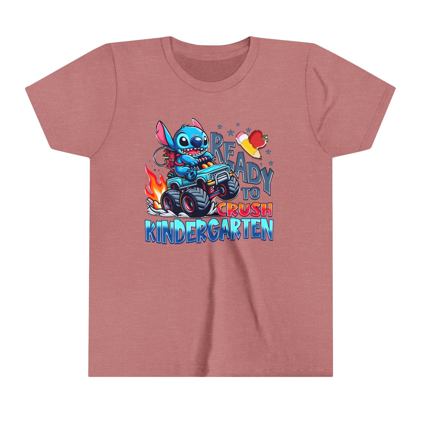 Ready to Crush Kindergarten Youth Short Sleeve Tee
