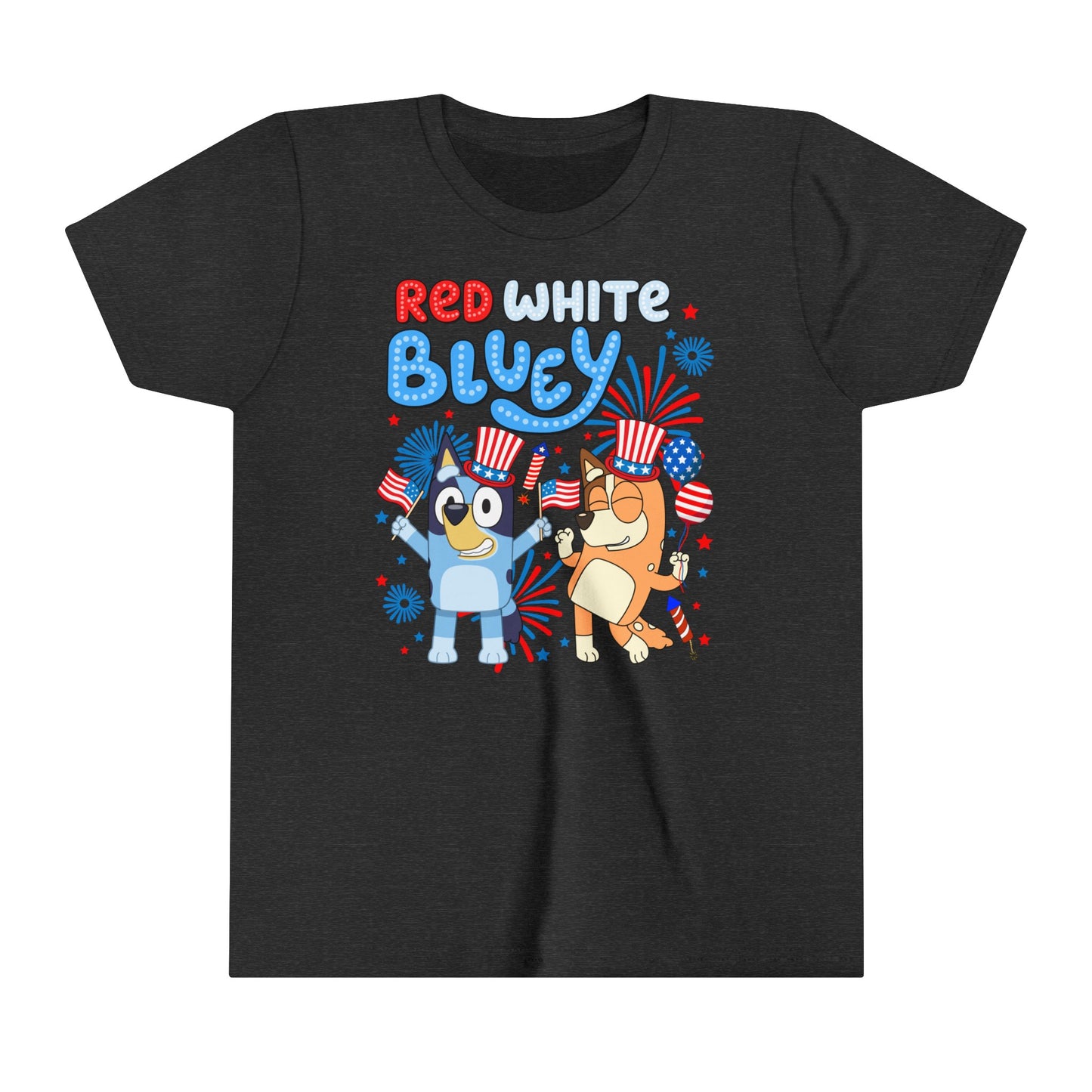 Red, White & Bluey Youth Short Sleeve Tee