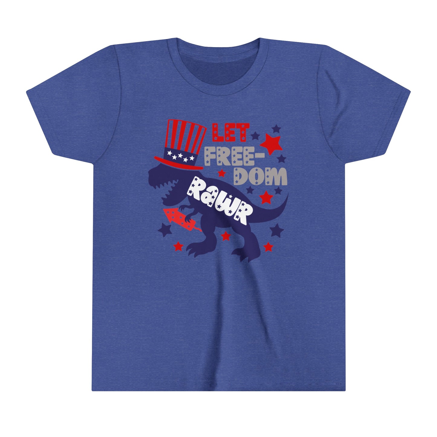 Let Freedom Roar Youth Short Sleeve Tee