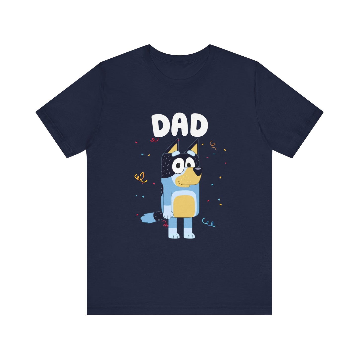 Dad Bluey Birthday Short sleeve Tshirt