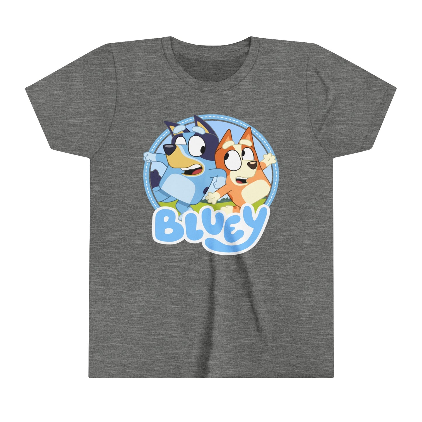 Bluey logo youth Sleeve Tshirt