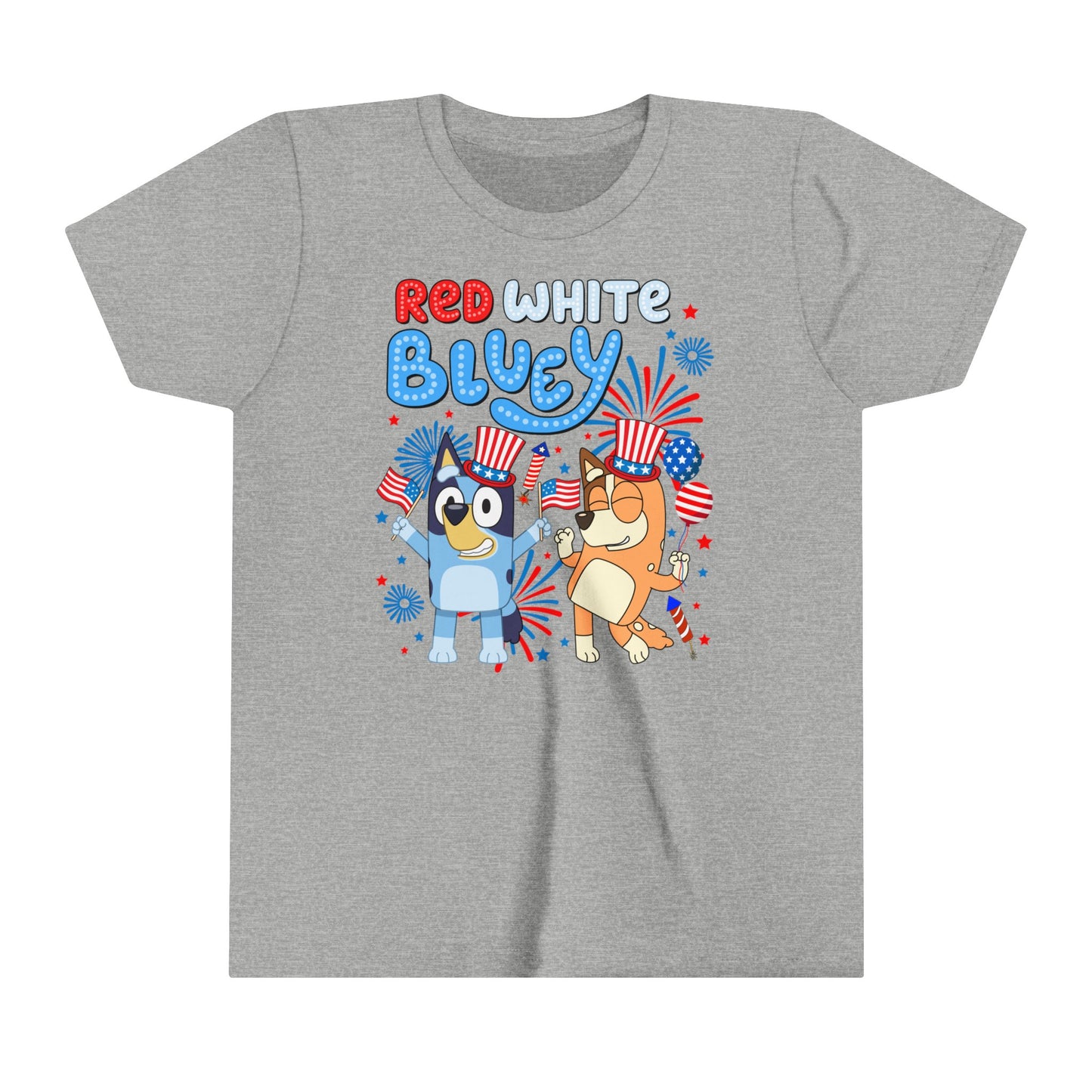 Red, White & Bluey Youth Short Sleeve Tee