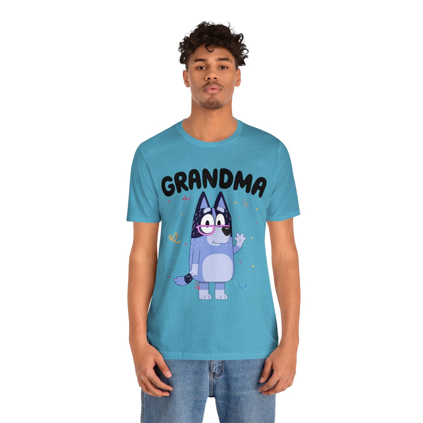 Grandma Bluey Birthday short sleeve Tshirt