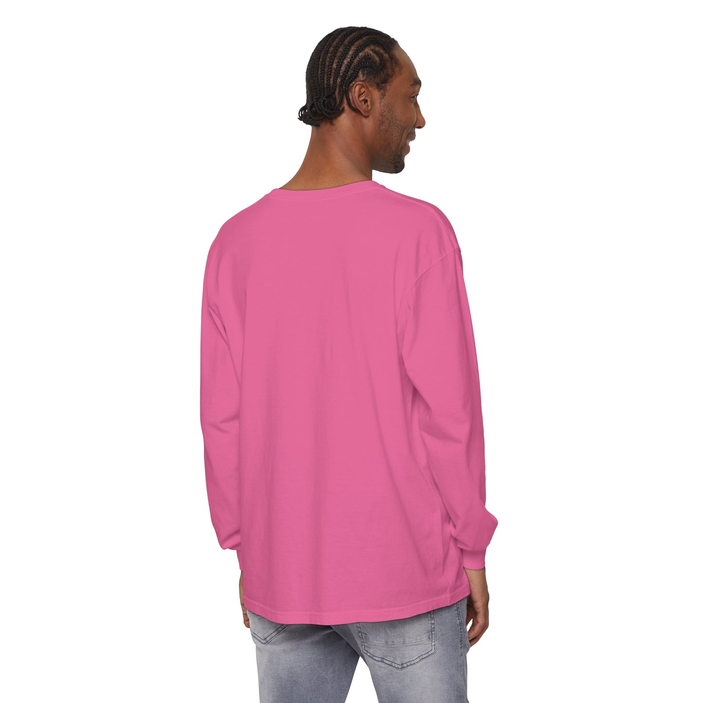 Happy Fall Garment-dyed Long Sleeve T-Shirt