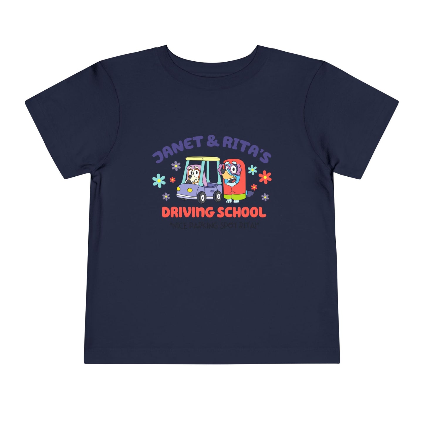 Janet & Rita's Driving School Toddler Short Sleeve Tee