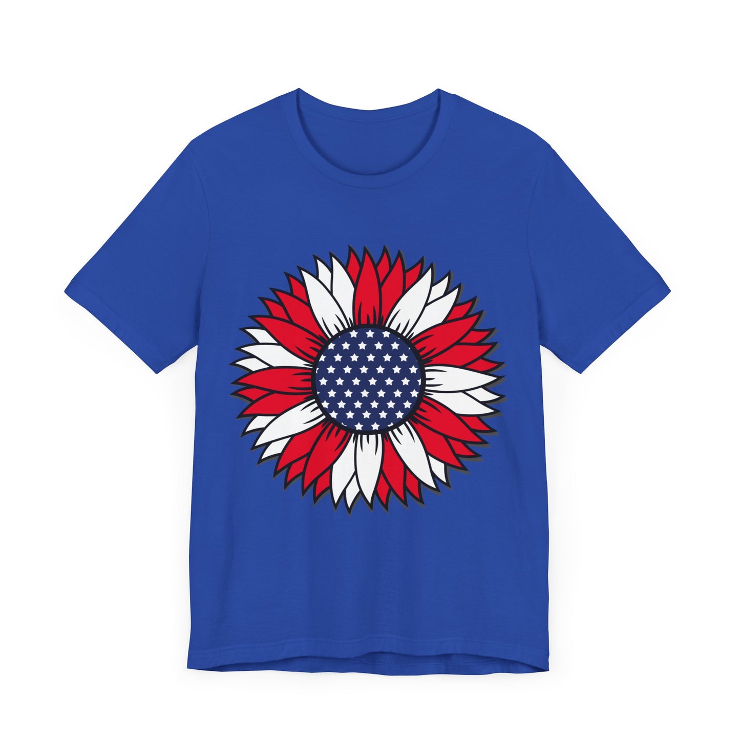 American Sunflower Jersey Short Sleeve Tee