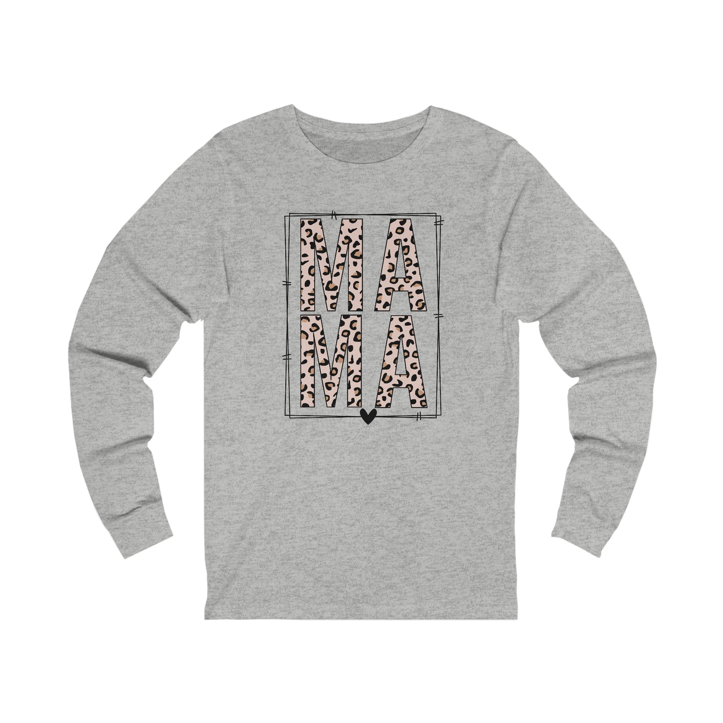 MAMA Leopard print long sleeve tshirt