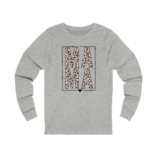 MAMA Leopard print long sleeve tshirt