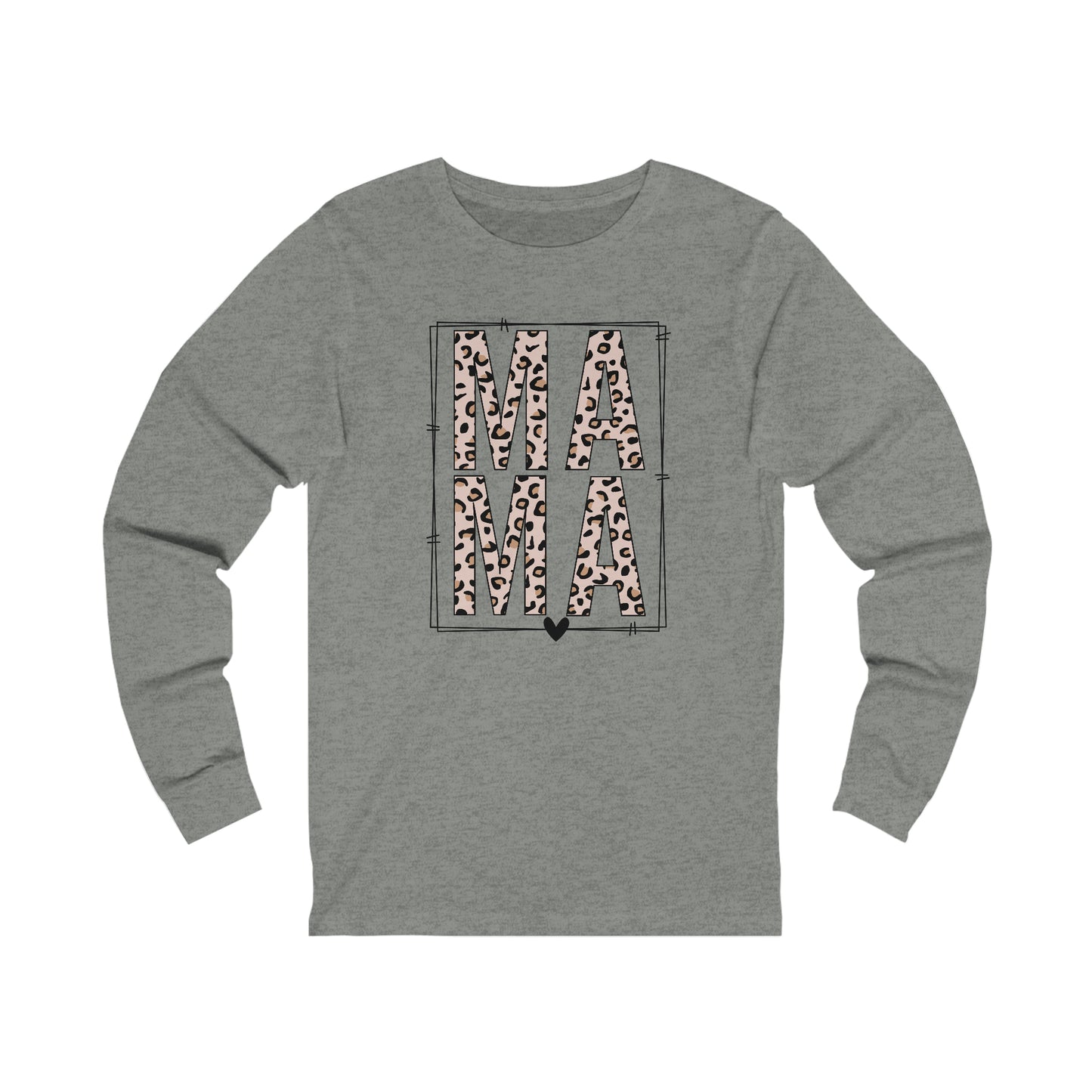 MAMA Leopard print long sleeve tshirt