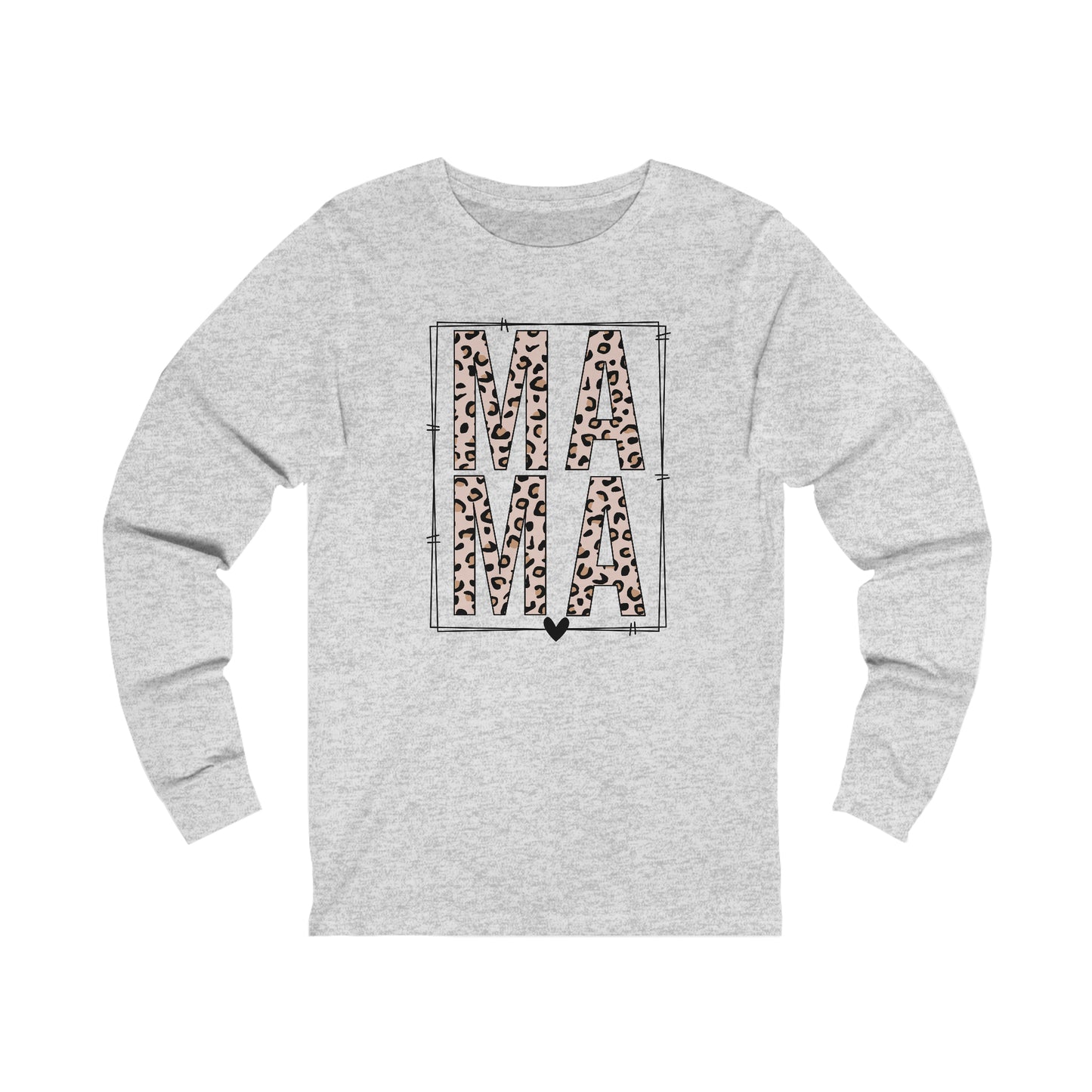 MAMA Leopard print long sleeve tshirt