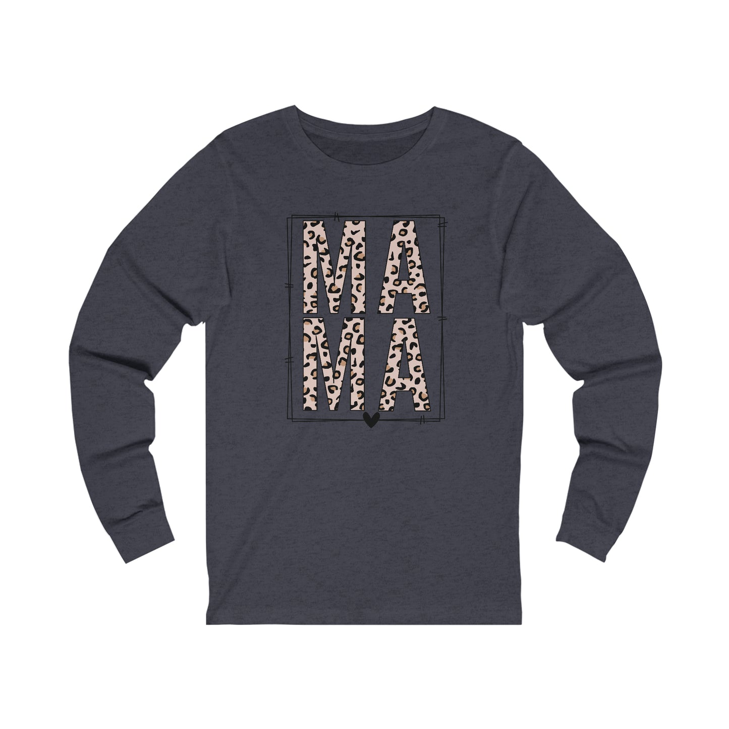 MAMA Leopard print long sleeve tshirt
