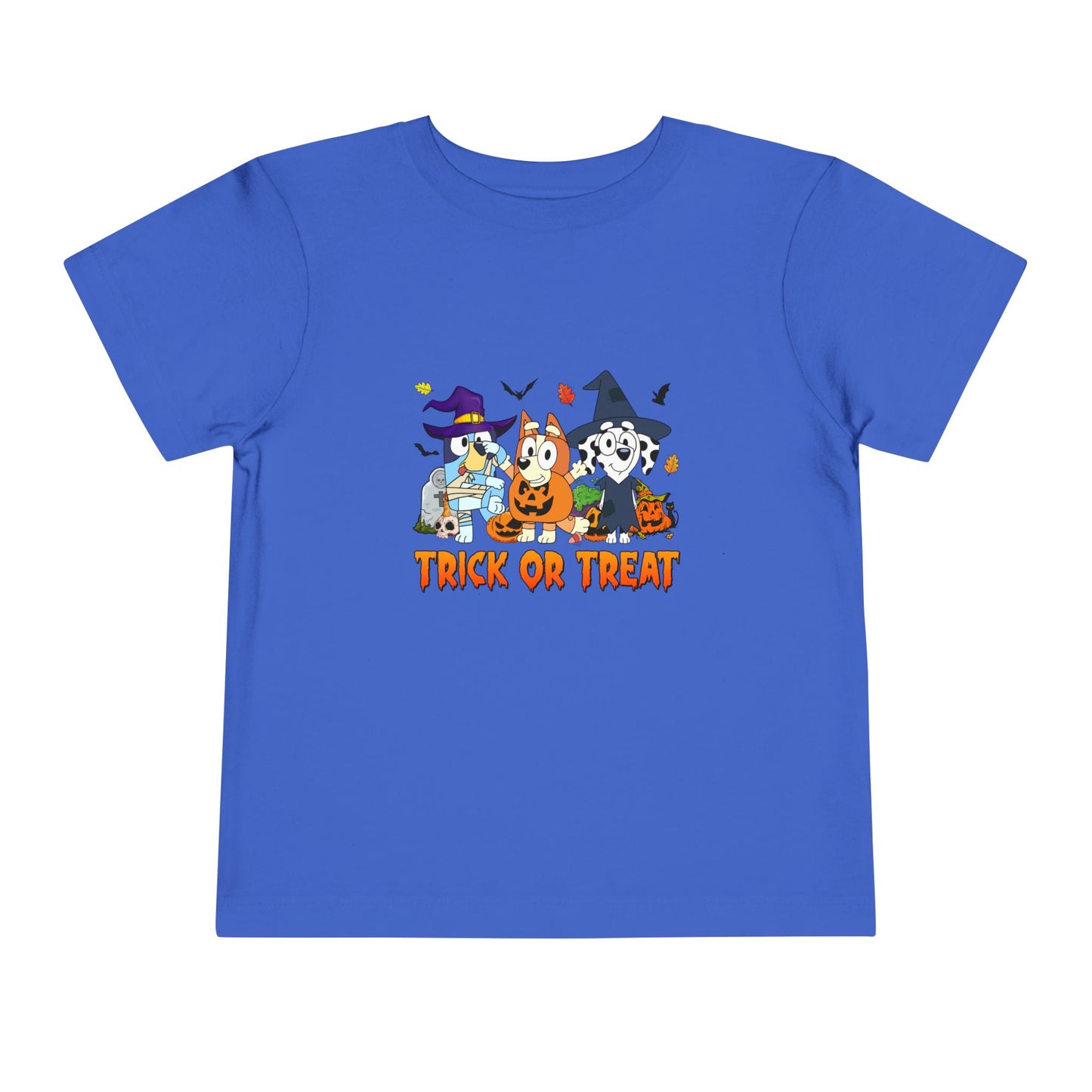 Bluey-Bingo-Chloe Trick or Treat Toddler Short Sleeve Tee