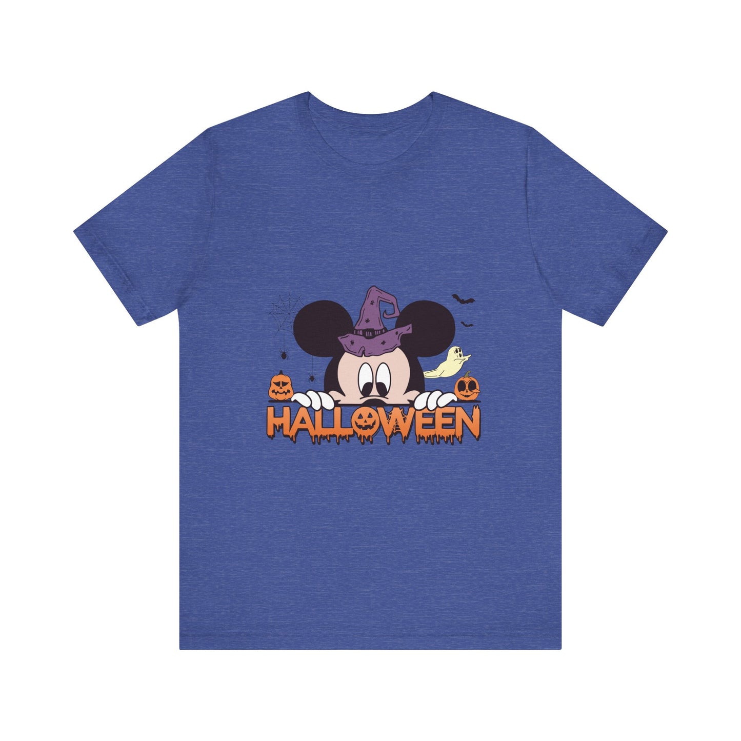 Mickey Halloween (front and back) Jersey Short Sleeve Tee
