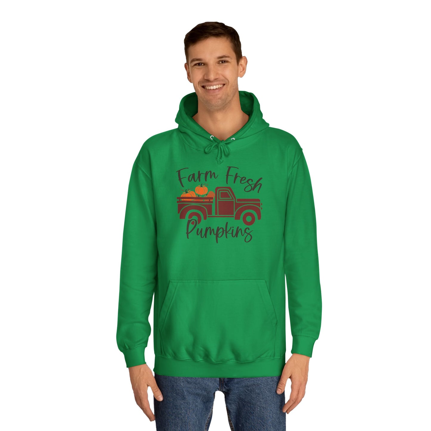 Farm Fresh Pumpkins College Hoodie