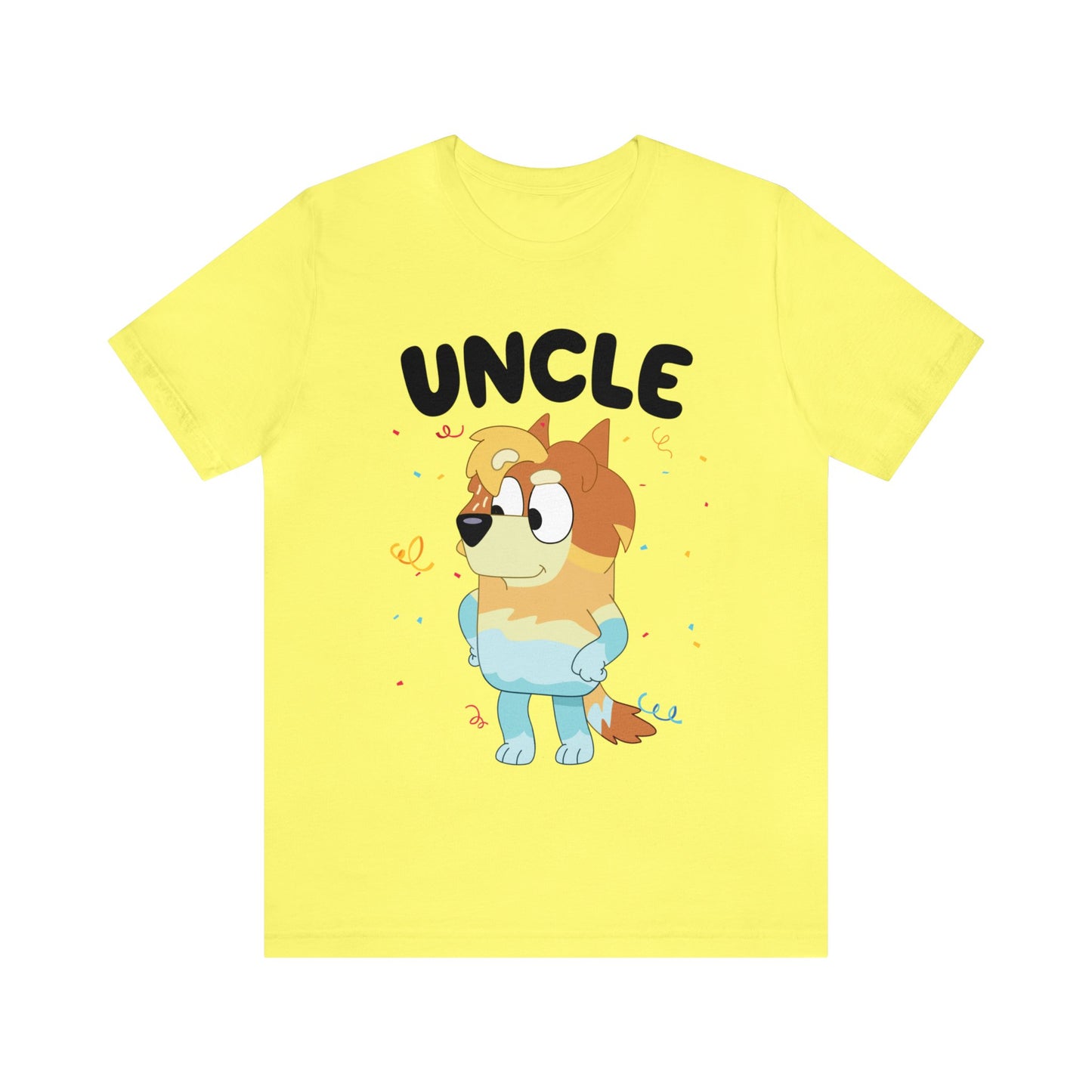 Uncle Bluey Birthday Short sleeve Tshirt