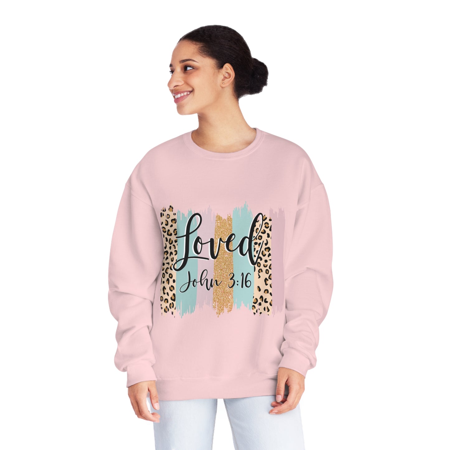Loved John 3:16 Crewneck Sweatshirt