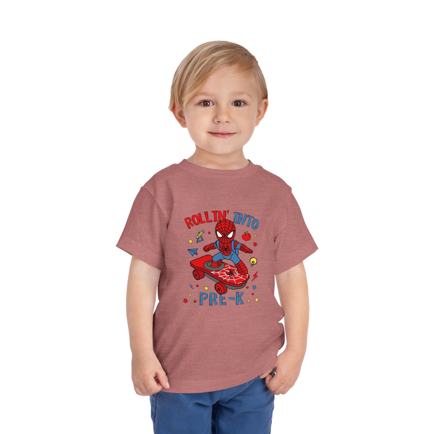 Rollin' Into Pre-K Toddler Short Sleeve Tee