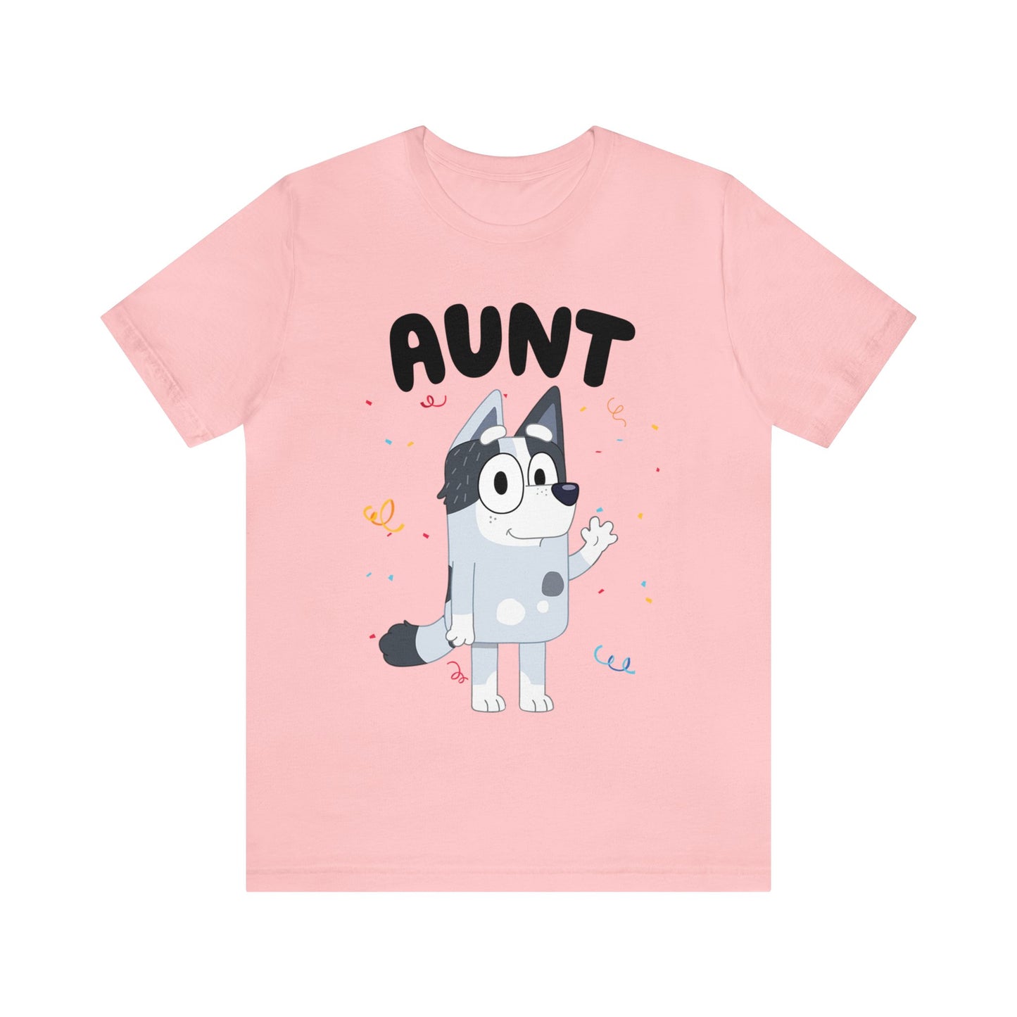 Aunt Bluey Birthday short sleeve Tshirt