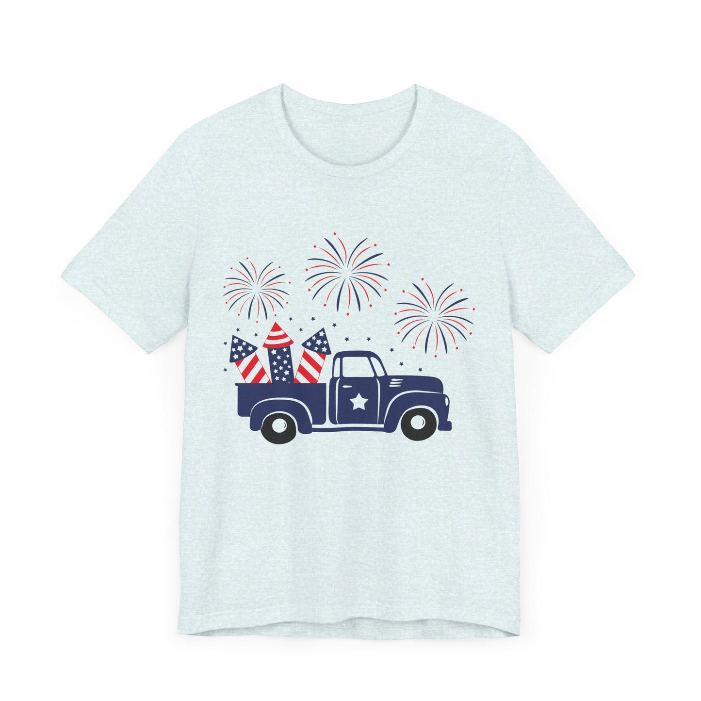 Truck & Fireworks Jersey Short Sleeve Tee