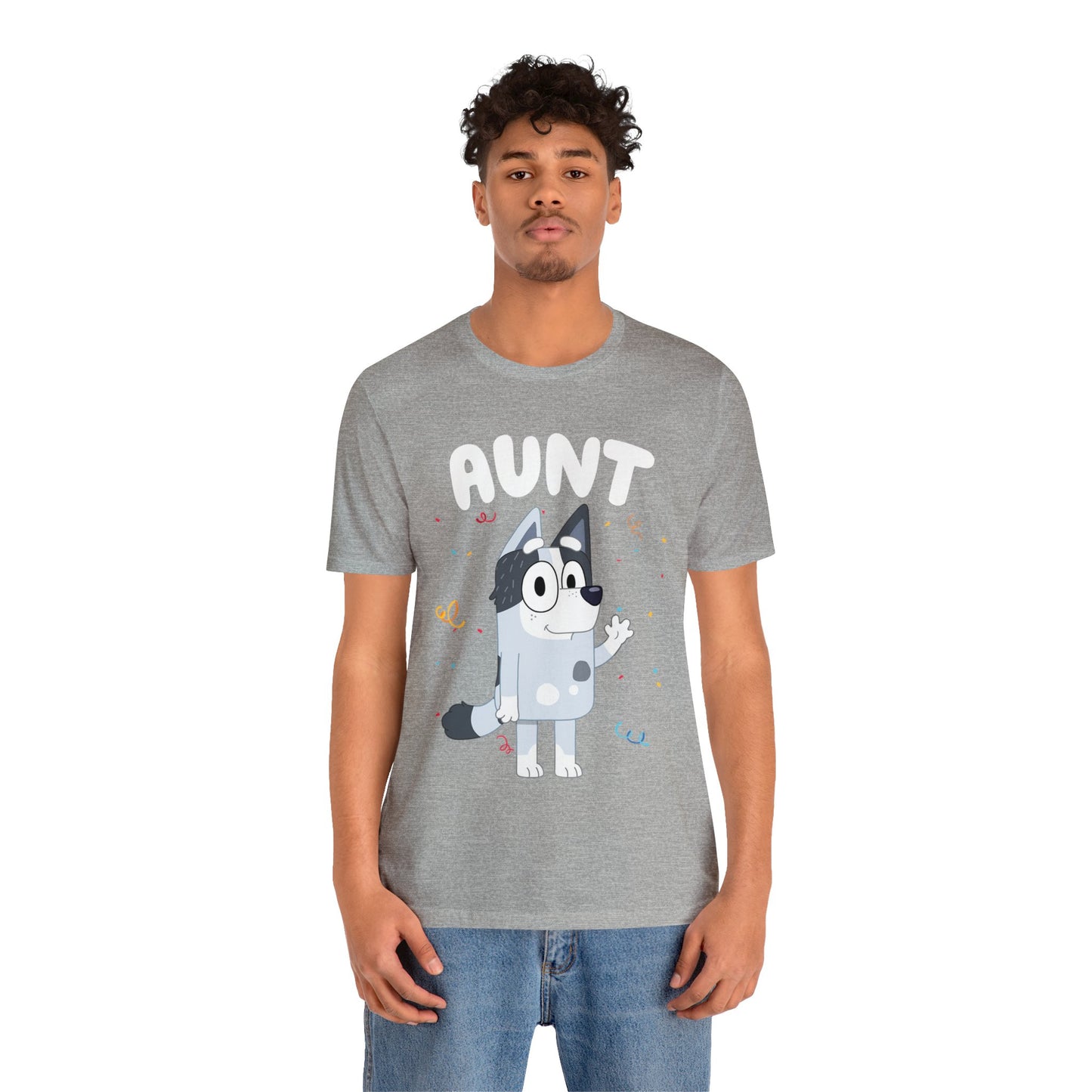 Aunt Bluey Birthday short sleeve Tshirt