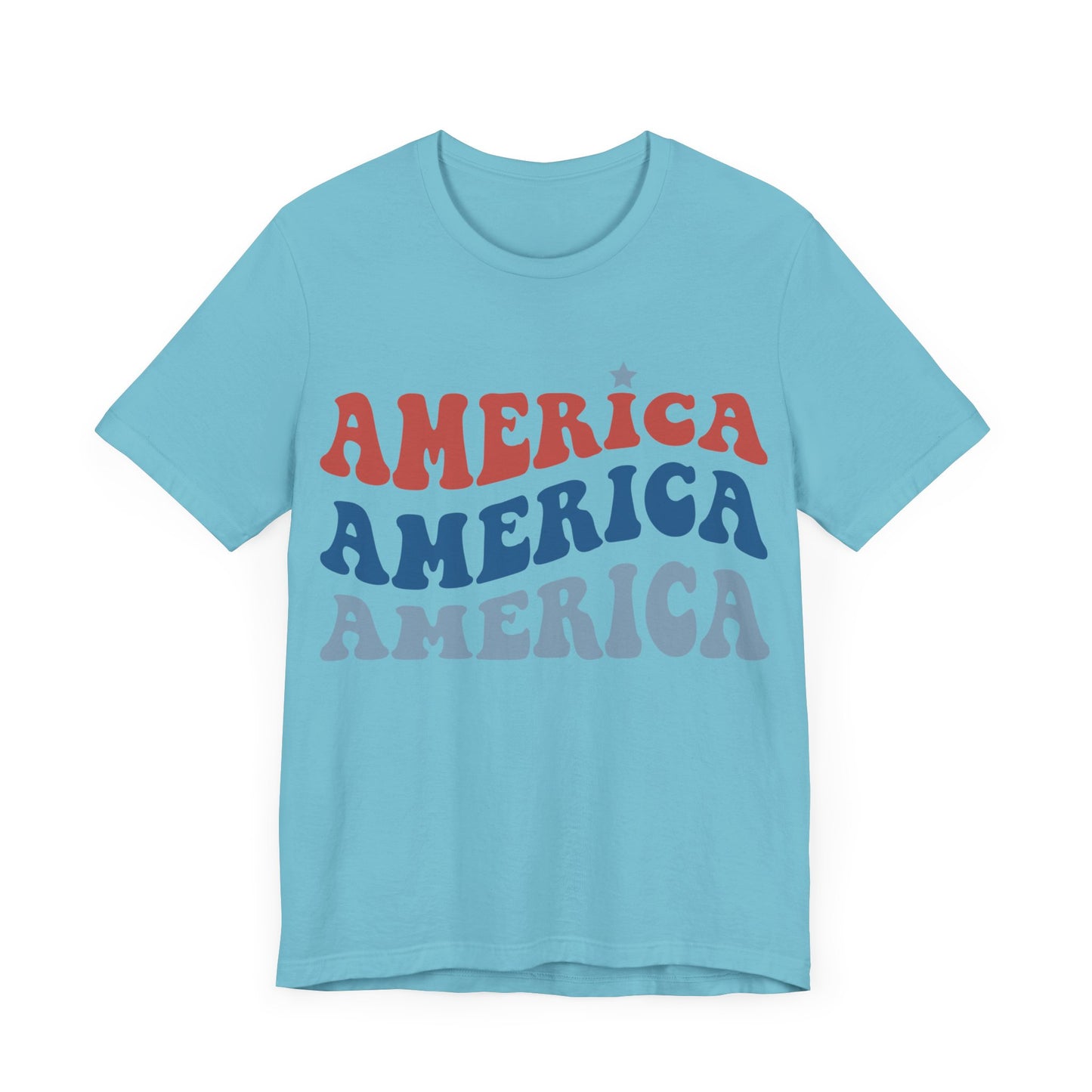 AMERICA Jersey Short Sleeve Tee