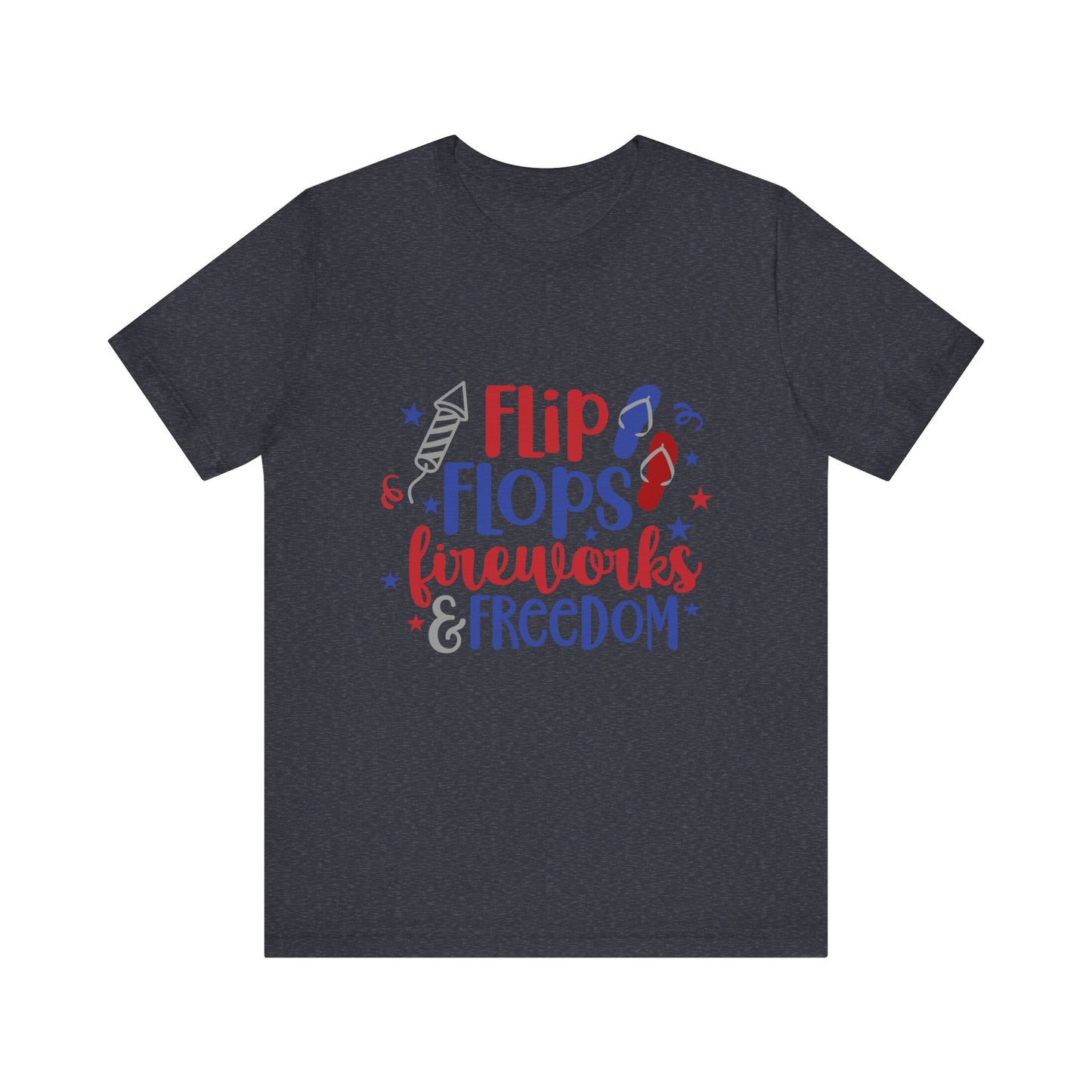 Flip Flops & Fireworks Jersey Short Sleeve Tee