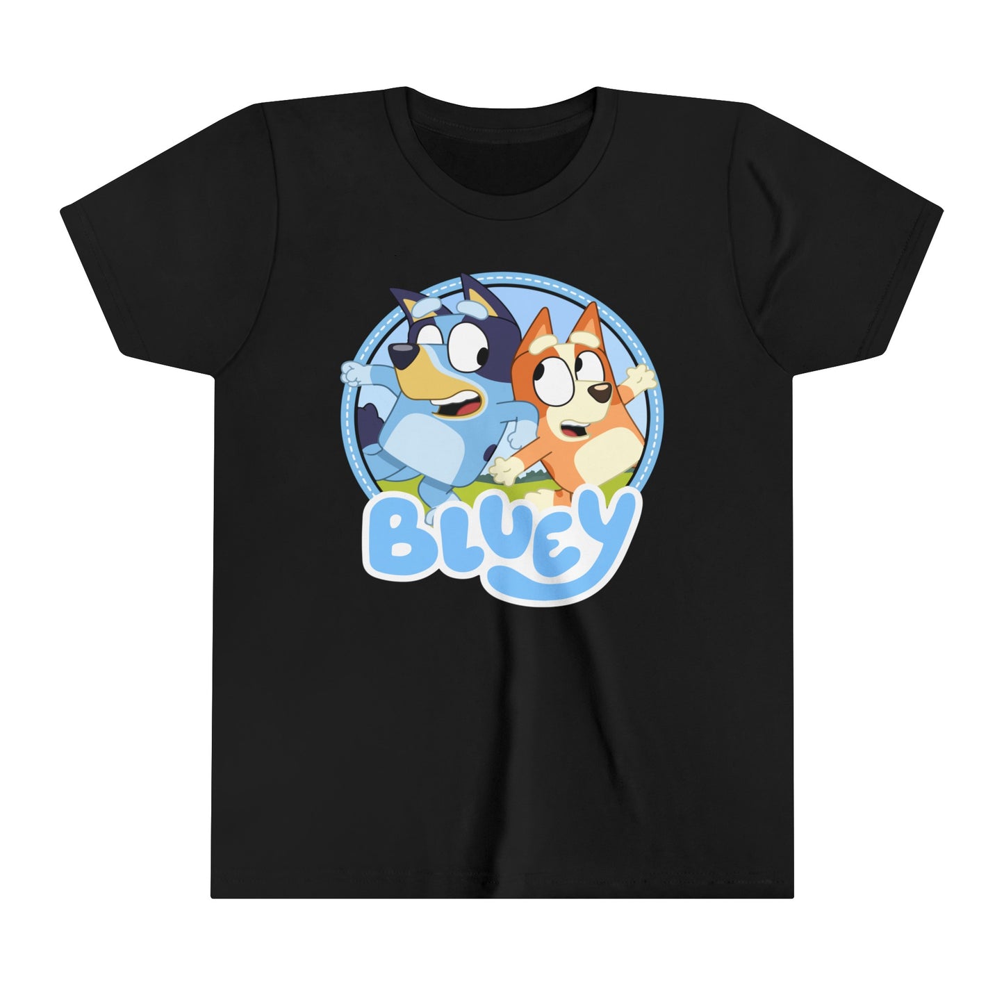 Bluey logo youth Sleeve Tshirt