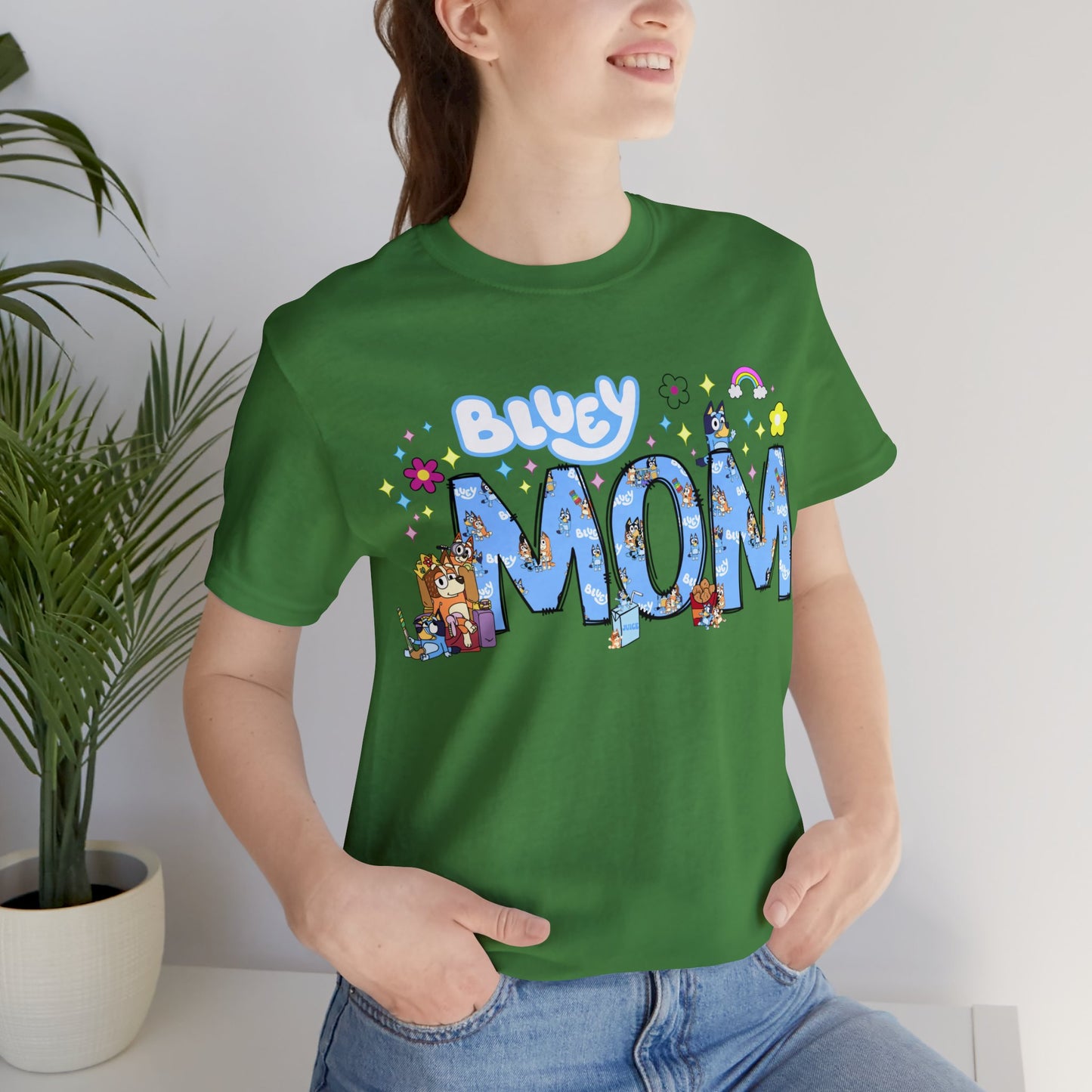 BLUEY MOM AFFIRMATIONS short sleeve tshirt