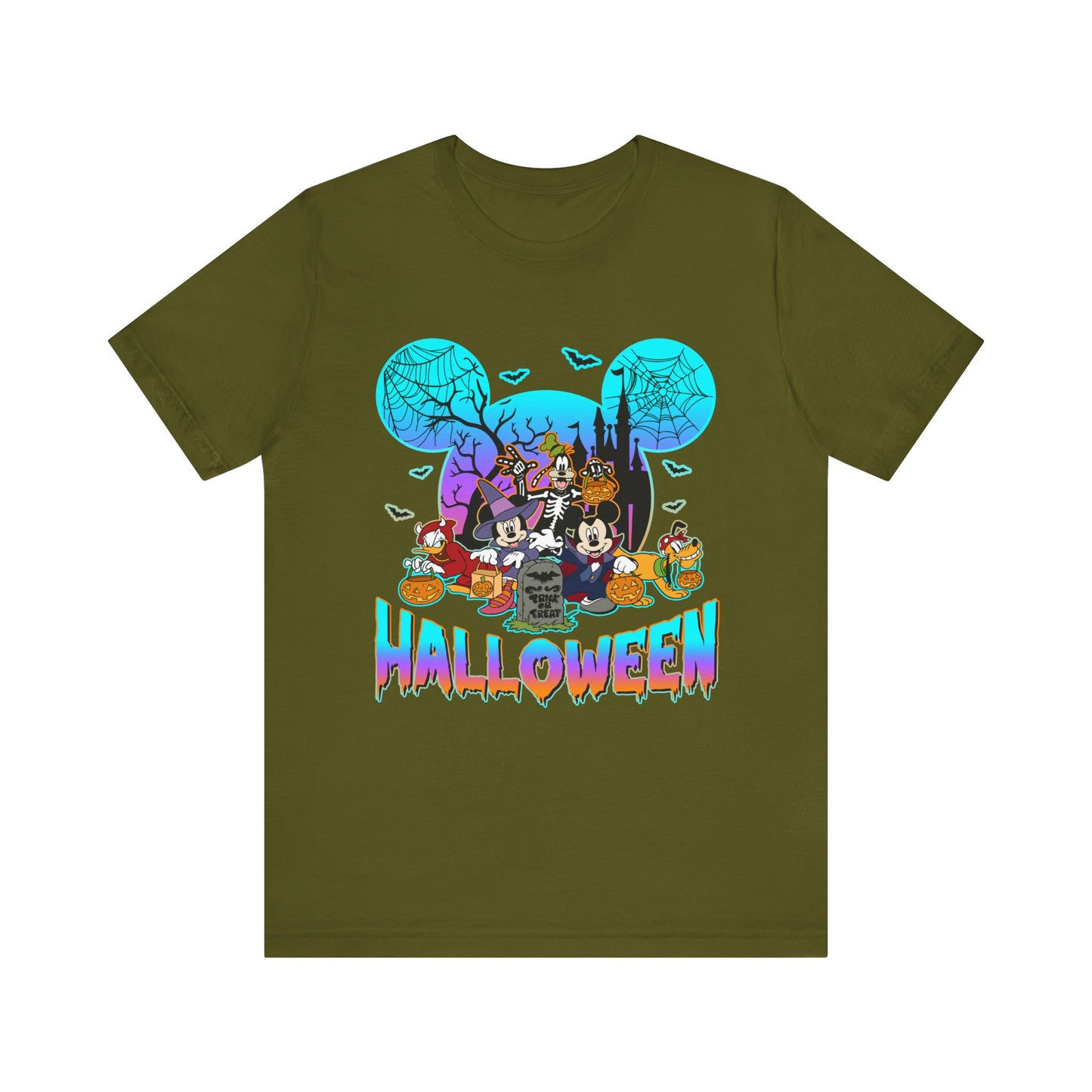 Halloween Mickey and Friends Jersey Short Sleeve Tee