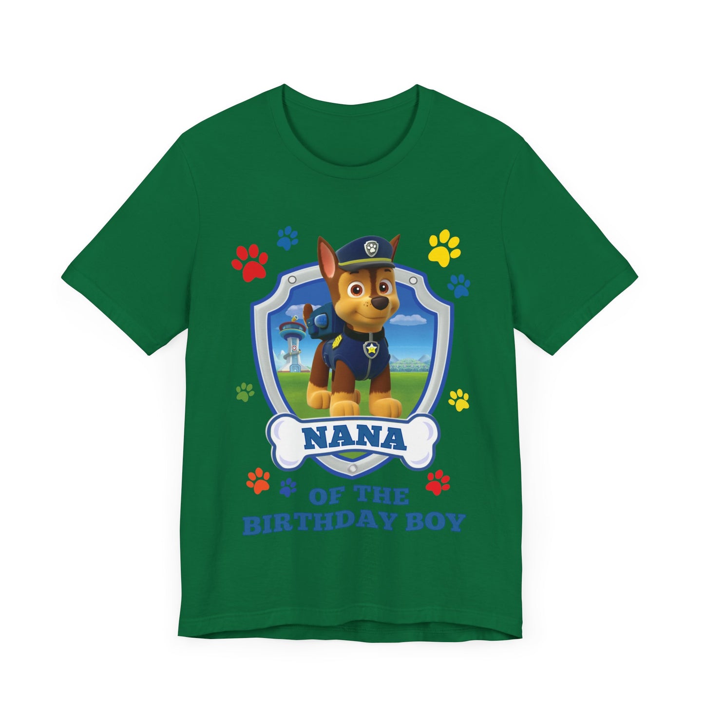 Nana for the Birthday Boy Jersey Short Sleeve Tee