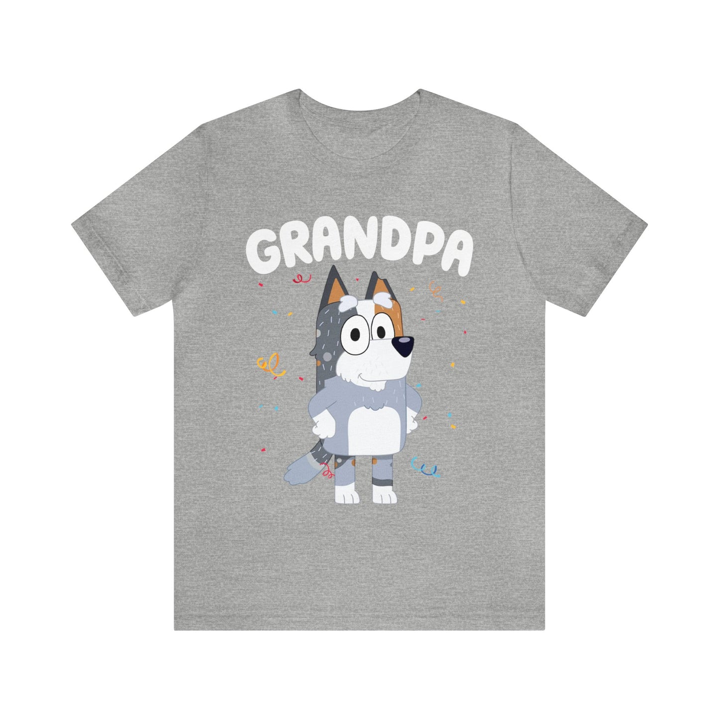 Grandpa Bluey Birthday Short sleeve Tshirt