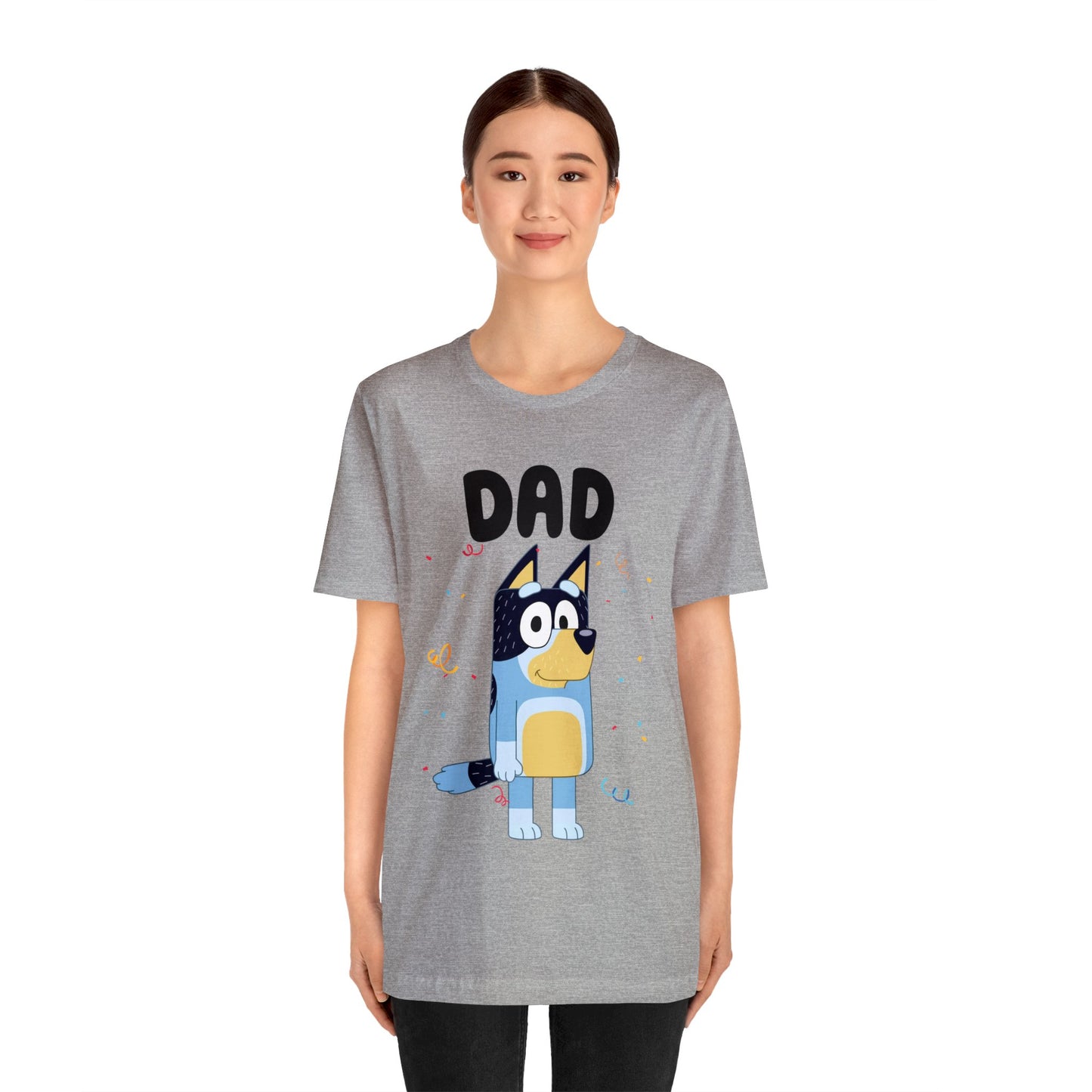 Dad Bluey Birthday Short sleeve Tshirt
