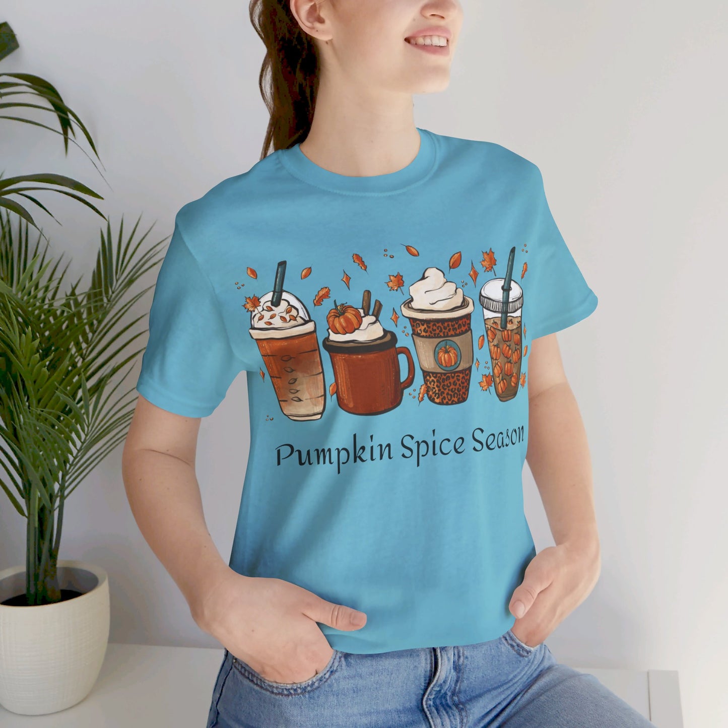 Pumpkin Spice Season Jersey Short Sleeve Tee