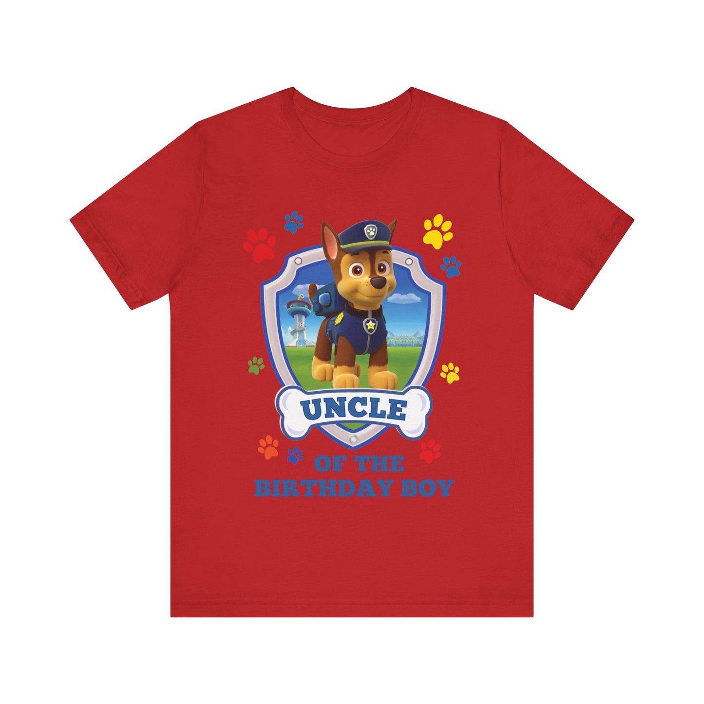 Uncle of the Birthday Boy Jersey Short Sleeve Tee