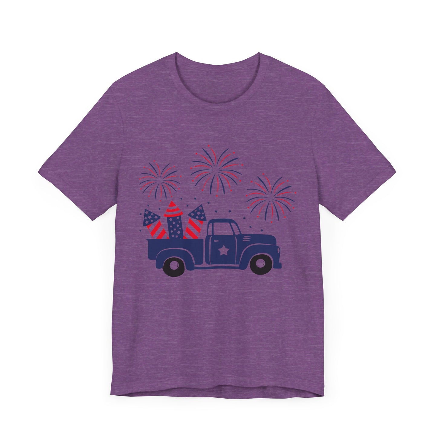 Truck & Fireworks Jersey Short Sleeve Tee