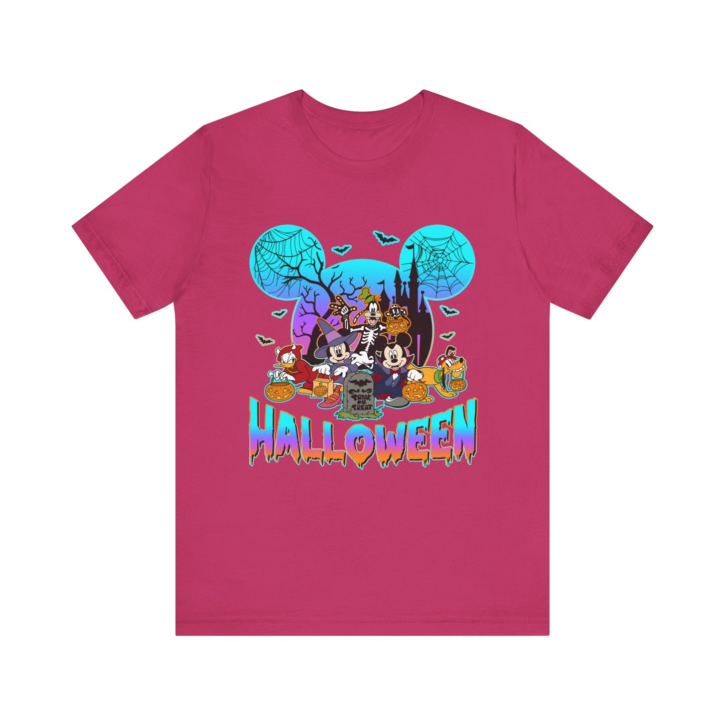 Halloween Mickey and Friends Jersey Short Sleeve Tee