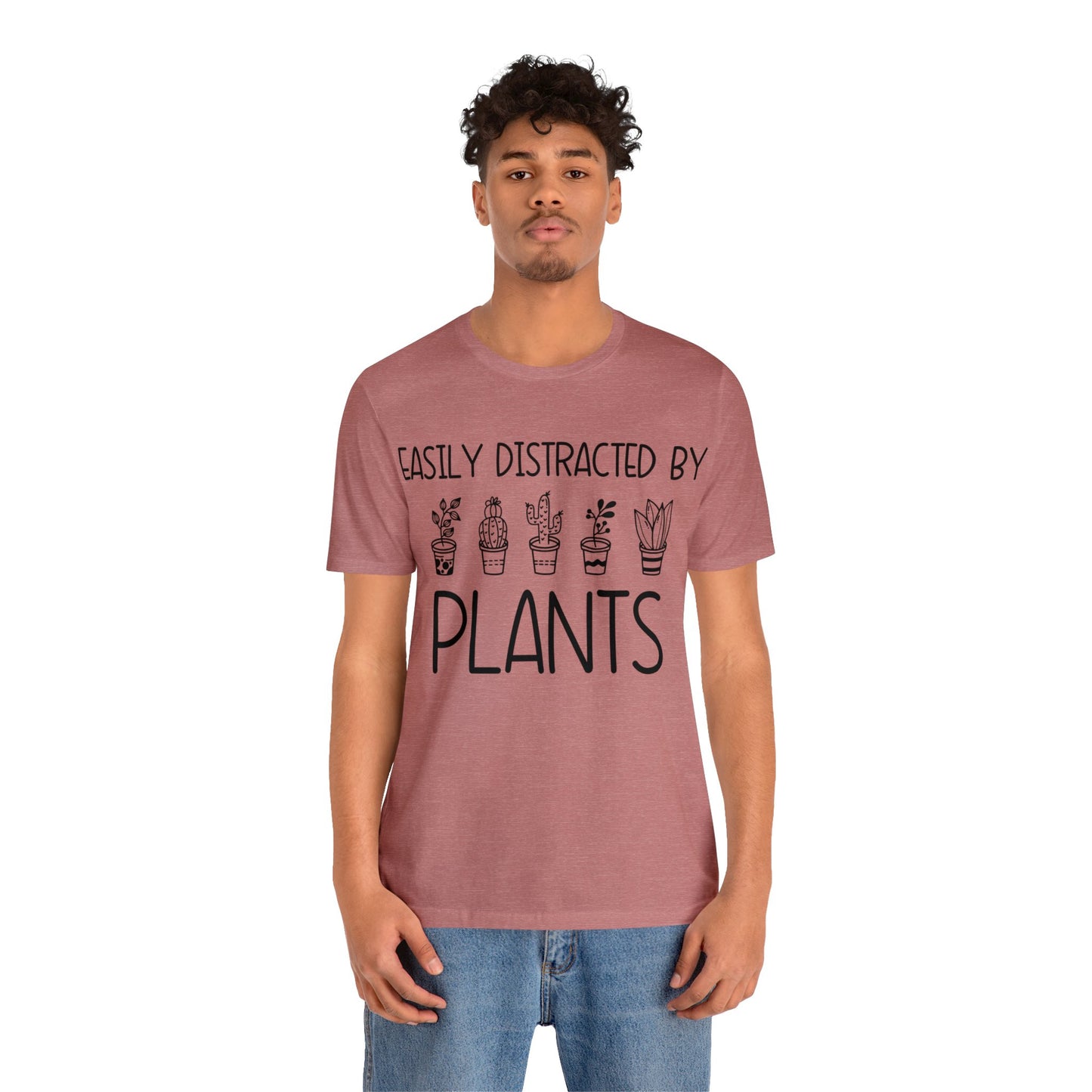 Easily Distracted by Plants Short Sleeve Tee