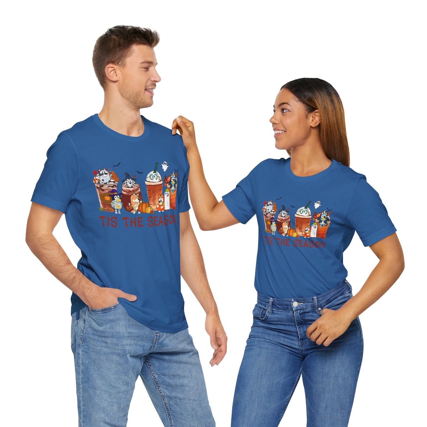 Tis the Season Bluey and Friends Jersey Short Sleeve Tee