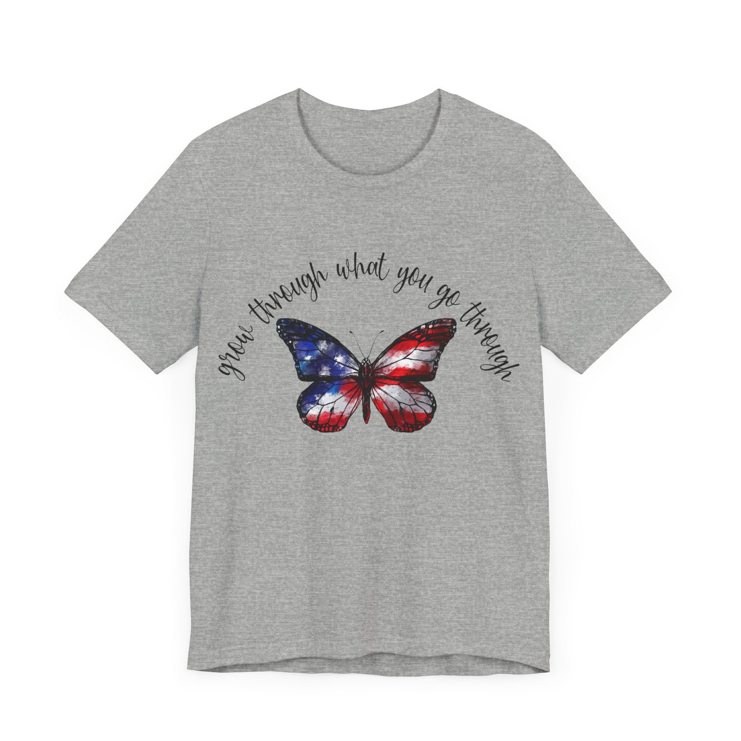 Grow Through What You Go Through Jersey Short Sleeve Tee