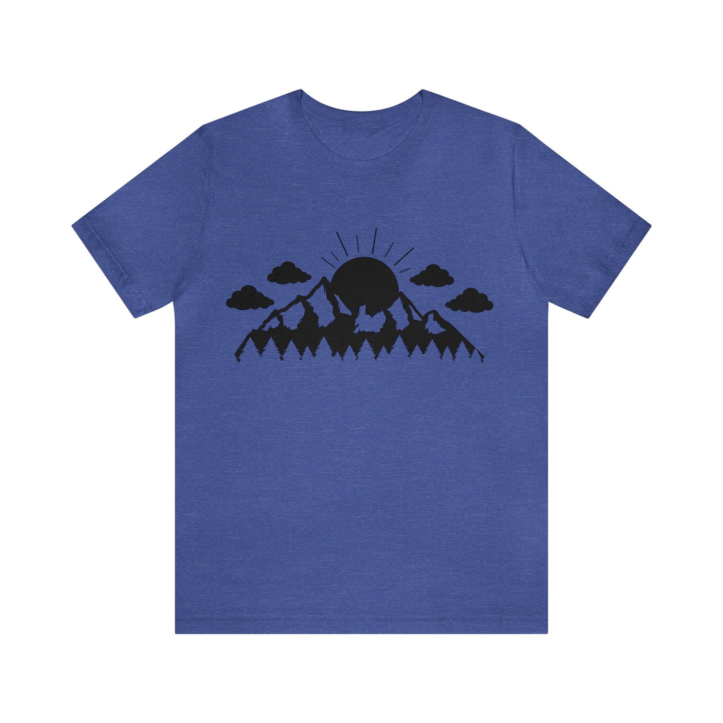 Forest - Mountain - Sun Short Sleeve Tshirt
