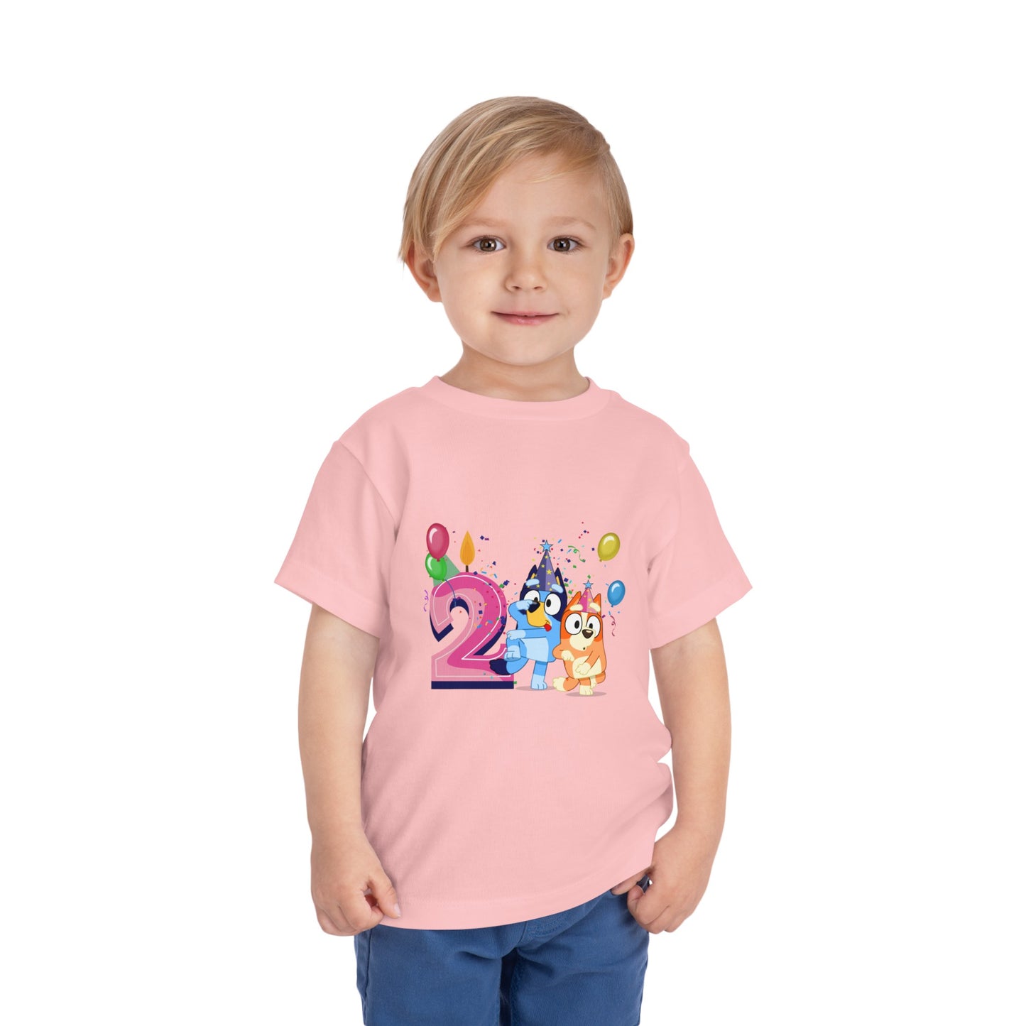 2nd Birthday Toddler Short Sleeve Tee