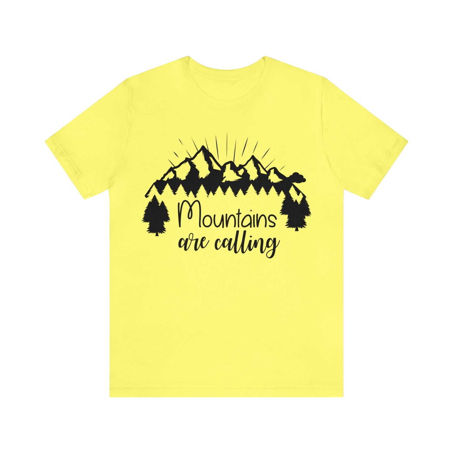 Mountains are Calling Short Sleeve Tshirt